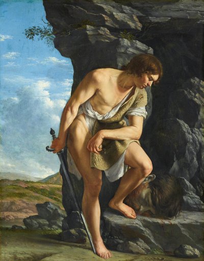 Dawid z głową Goliata autorstwa Orazio Gentileschi