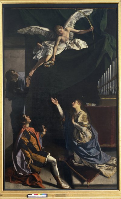 Męczennicy Cecylia, Walerian i Tyburcjusz autorstwa Orazio Gentileschi