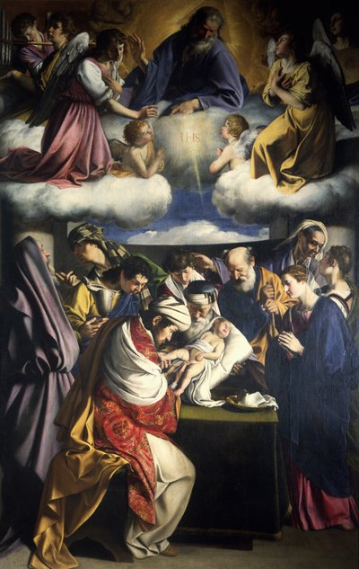 Obrzezanie Chrystusa, 1607. autorstwa Orazio Gentileschi