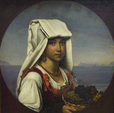 Neapolitańska dziewczyna z owocami, 1831 autorstwa Orest Adamovich Kiprensky