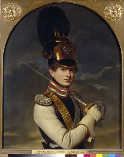 Portrait du comte Nikita Petrovich Troubetskoy (1804-1886) (Hrabia Nikita Petrovich Trubetskoy) - Peinture de Orest (Oreste) Adamovich Kiprensky (1782-1836), huile sur toile (93,5x76,5 cm) autorstwa Orest Adamovich Kiprensky