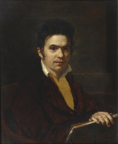 Portret Aleksandra Christoforovicha Vostokova 1781-1864, przed 1816 r. autorstwa Orest Adamovich Kiprensky