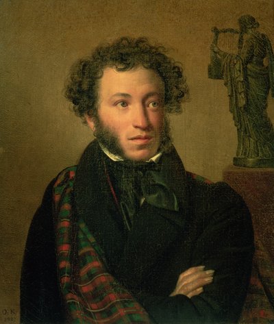 Portret Aleksandra Puszkina, 1827 autorstwa Orest Adamovich Kiprensky