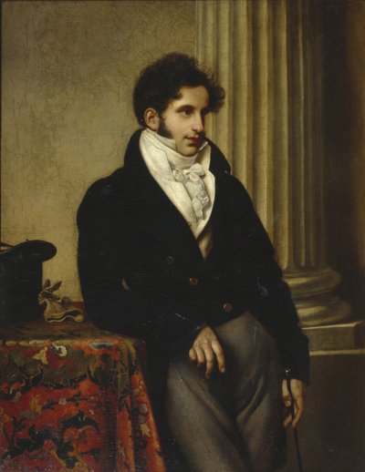 Portret hrabiego Siergieja Siemionowicza Uvarowa 1786-1855, 1815-1816 autorstwa Orest Adamovich Kiprensky