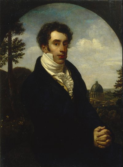 Portret księcia Aleksandra Michajłowicza Golicyna 1798-1858, 1819 autorstwa Orest Adamovich Kiprensky