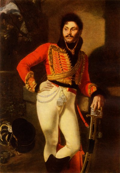 Portret Evgrafa Władimirowicza Davydova, 1822, 1965. autorstwa Orest Adamovich Kiprensky