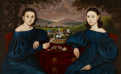Anna i Eliza Dusenberry, 1838 autorstwa Orlando I. Bears
