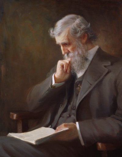 John Muir, ok. 1917 z fotografii z 1909 roku. autorstwa Orlando Rouland