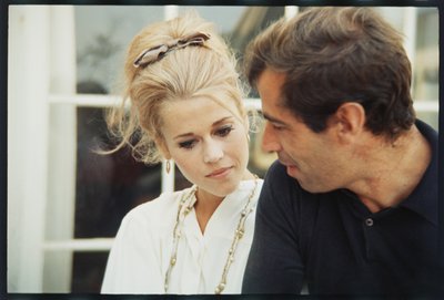 Jane Fonda i Roger Vadim autorstwa Orlando Suero