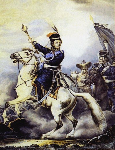 Hrabia Matwiej Iwanowicz Płatow 1757-1818 autorstwa Orlowski