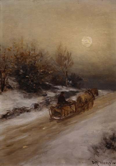 Sanki autorstwa Oscar Arnold Wergeland