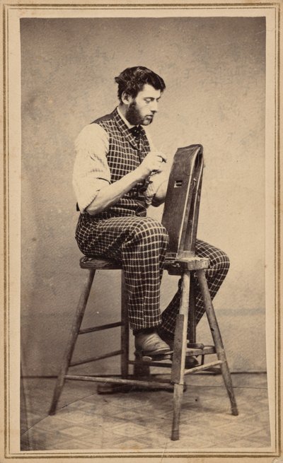 Portret kaletnika, ok. 1864 (zdjęcie) autorstwa Oscar C. Barnes