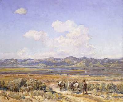 Pięć mil do Taos autorstwa Oscar Edward Berninghaus