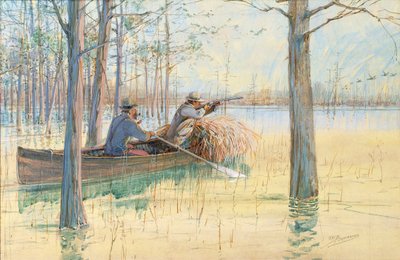 Łowcy kaczek autorstwa Oscar Edward Berninghaus