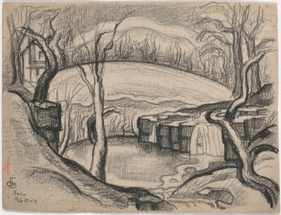 Soho (prosto) autorstwa Oscar F. Bluemner