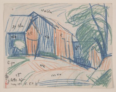 Gilette, New Jersey autorstwa Oscar Florianus Bluemner