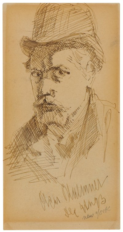 Autoportret autorstwa Oscar Florianus Bluemner