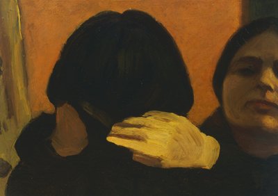 Isa w lustrze (Żona artysty) autorstwa Oscar Ghiglia