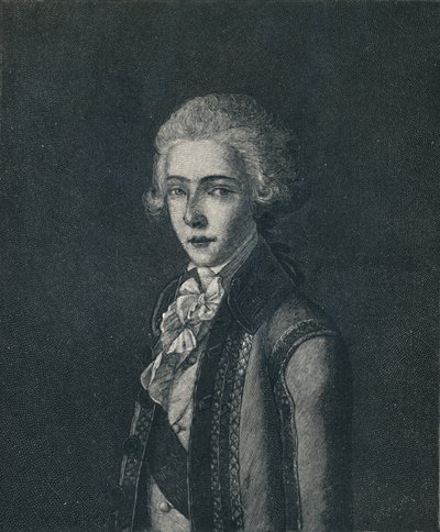 „Louis-Antoine-Henri de Bourbon-Condé”, c1800-1804, 1896 autorstwa Oscar Grosch