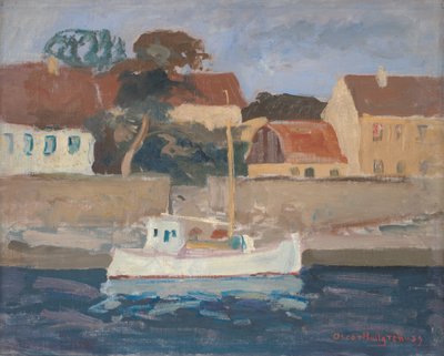 Noc, Christiansø autorstwa Oscar Hullgren
