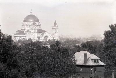 Nowa katedra ze szpitala Barnes w St. Louis, 19 września 1919 autorstwa Oscar Kuehn