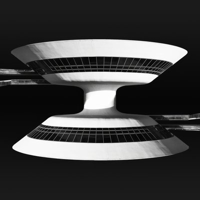 Niterói, Muzeum Sztuki Współczesnej autorstwa Oscar Niemeyer