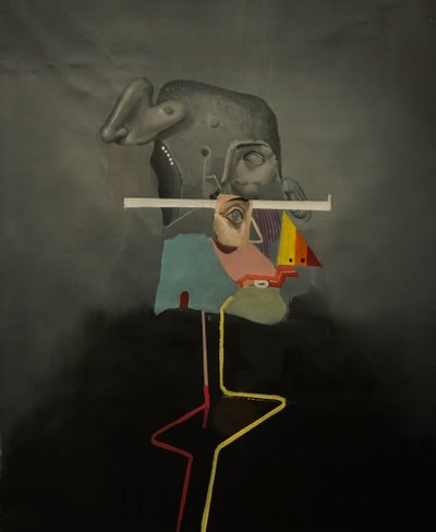 Silly, 2021-2014 (olej na płótnie) autorstwa Oscar Nin