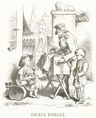 J: Organista autorstwa Oskar Pletsch