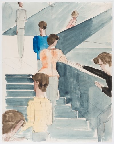 Schody Bauhaus autorstwa Oskar Schlemmer