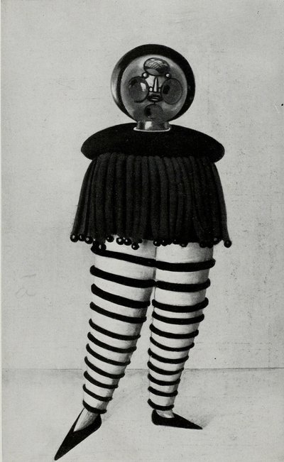 Ze sceny w Bauhausie Scena w Bauhausie, 1925. autorstwa Oskar Schlemmer