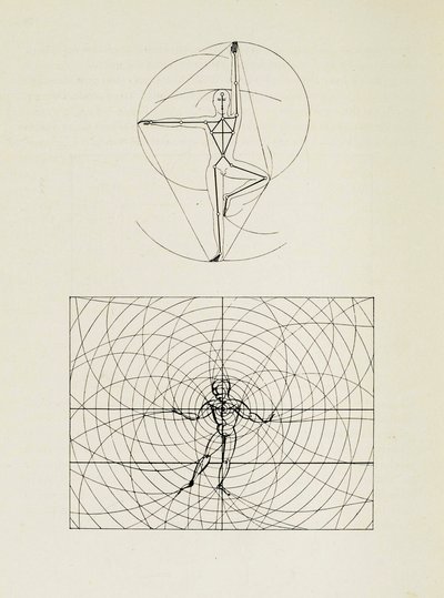 Ze sceny w Bauhausie Scena w Bauhausie, 1925. autorstwa Oskar Schlemmer