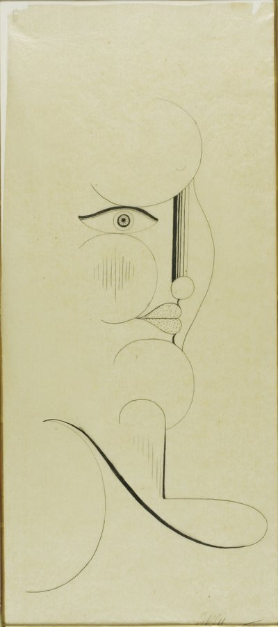 Głowa autorstwa Oskar Schlemmer