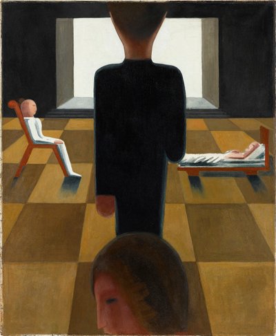 Pokój wypoczynkowy, 1925. autorstwa Oskar Schlemmer