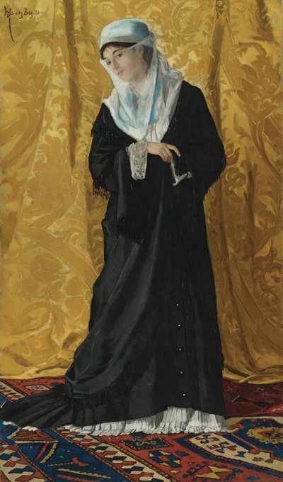 Pani Konstantynopola autorstwa Osman Hamdi Bey