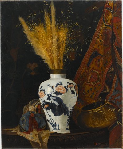 Kwiaty w białym wazonie autorstwa Osman Hamdi Bey