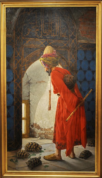 Trener żółwia autorstwa Osman Hamdi Bey