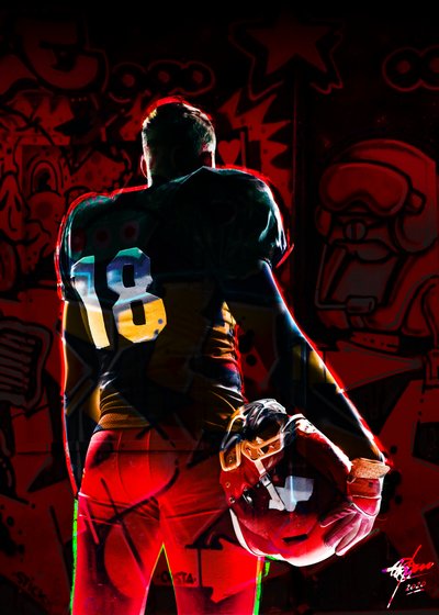 Gridiron Player 18 autorstwa Osvaldo Russo