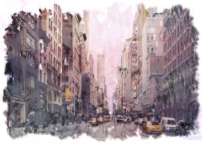 Życie na ulicach Metropolis autorstwa Osvaldo Russo