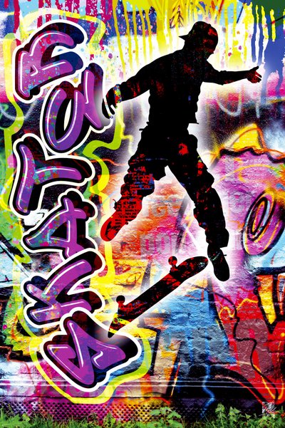 Graffiti miejskich skaterów autorstwa Osvaldo Russo