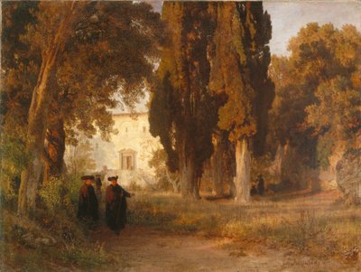 Ogród Klasztorny, po 1857 autorstwa Oswald Achenbach