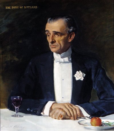 John Manners, 9.książę Rutland autorstwa Oswald Hornby Joseph Birley