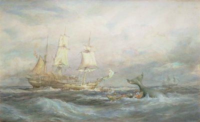 Colonial Whaler "Fame autorstwa Oswald Walters Brierly