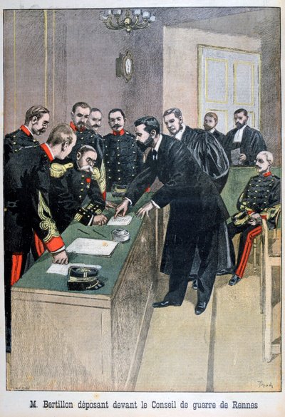 Alphonse Bertillon, francuski funkcjonariusz organów ścigania, 1899 autorstwa Oswaldo Tofani