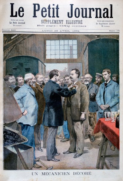 Dekoracja mechanika, 1894 autorstwa Oswaldo Tofani