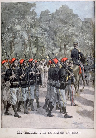 Strzelcy, Francja, 1899 autorstwa Oswaldo Tofani