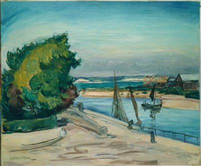 Le Havre, wejście do portu autorstwa Othon Friesz