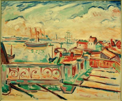 Port w Antwerpii autorstwa Othon Friesz