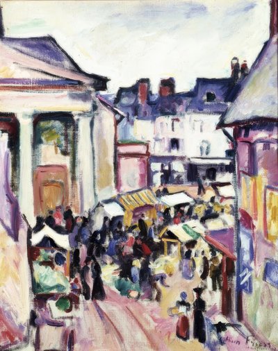 Niedziela w Honfleur autorstwa Othon Friesz