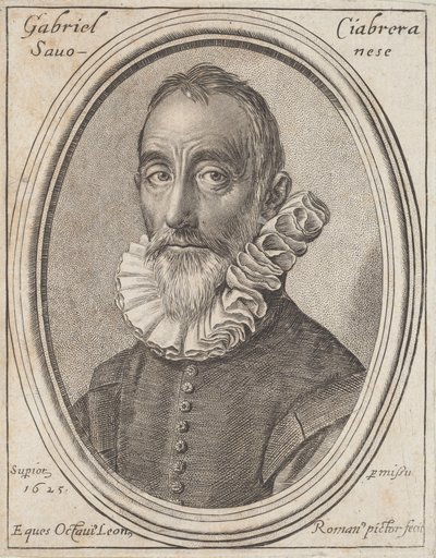 Gabriello Chiabrera autorstwa Ottavio Leoni