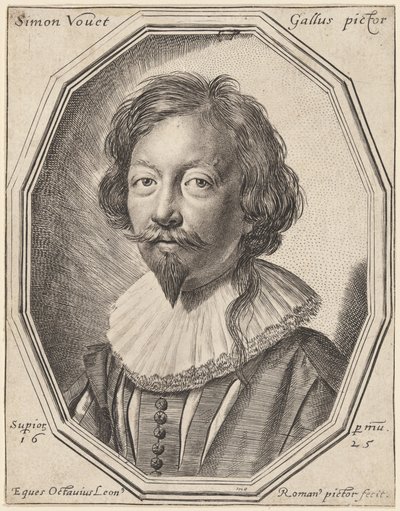 Simon Vouet autorstwa Ottavio Leoni